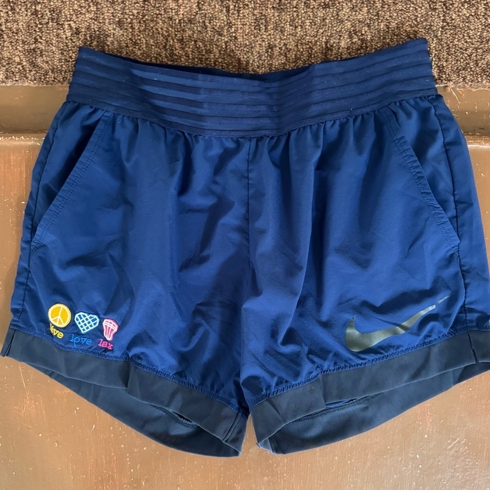 Women’s Nike DriFit Navy Blue LAX Shorts - Small